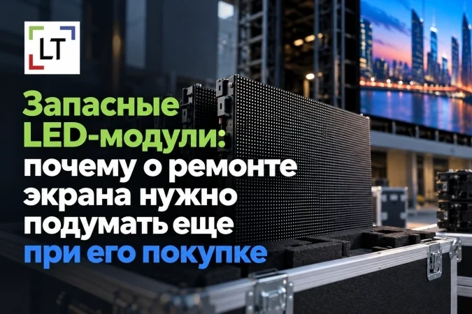 Запасные LED-модули: почему о ремонте экрана нужно подумать еще при его покупке